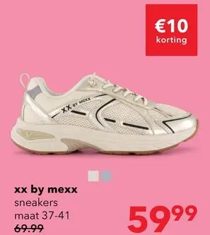Aanbieding: XX by Mexx dames dad sneakers goudkleurig