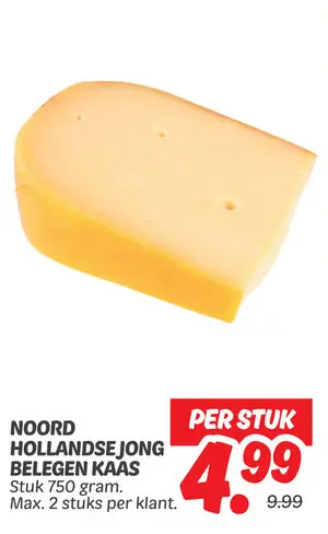 Noord hollandse jong belegen kaas