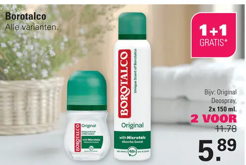 Aanbieding: Borotalco Deospray