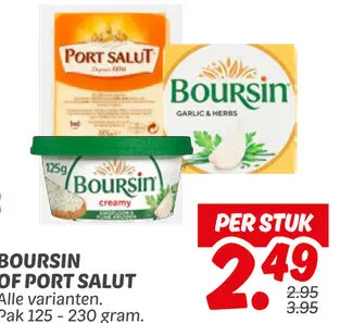 Aanbieding: Boursin of PORT SALUT