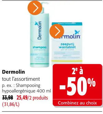Offre: Shampooing hypoallergénique
