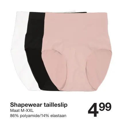 Promotie: Shapewear tailleslip