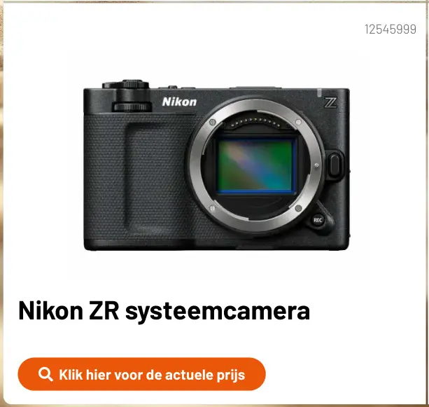 Promotie: Nikon ZR systeemcamera