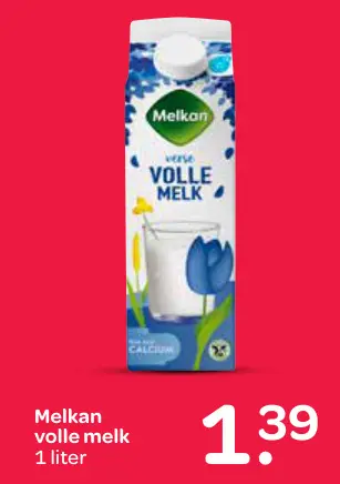 Aanbieding: Volle melk