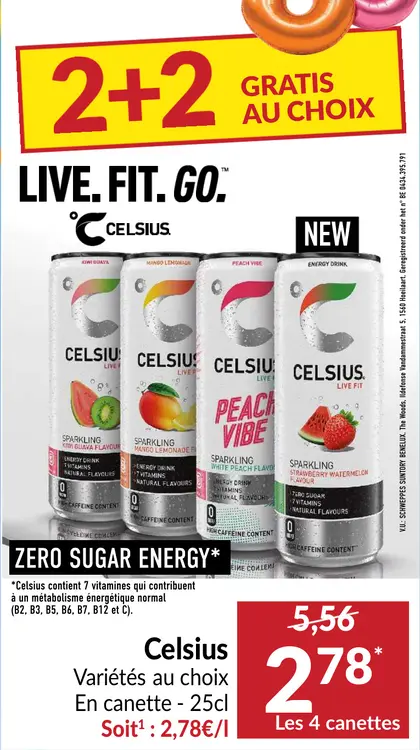 Offre: Celsius Boisson énergisante