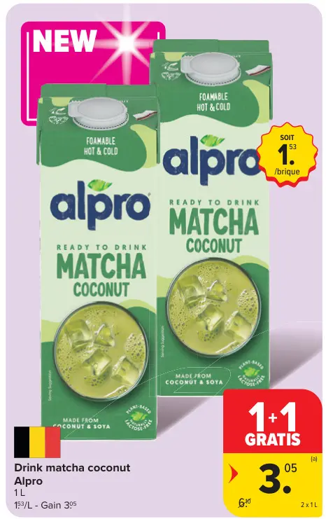 Offre: Drink matcha coconut