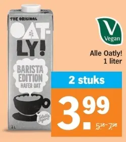 Aanbieding: Alle Oatly! 1 liter