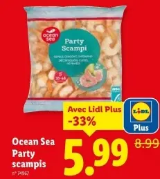Offre: Party scampis