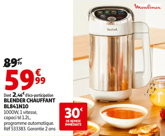 Aanbieding: Blender chauffant bl841n10