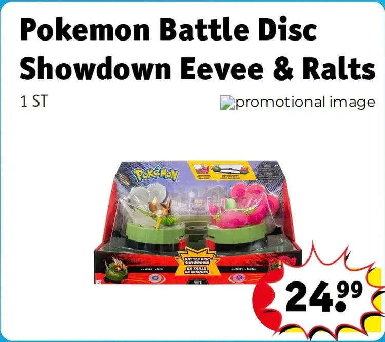 Offre: Battle Disc Showdown Eevee & Ralts