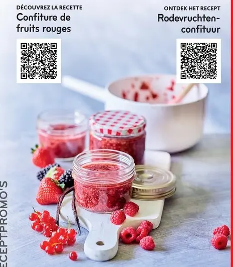Offre: Confiture de fruits rouges