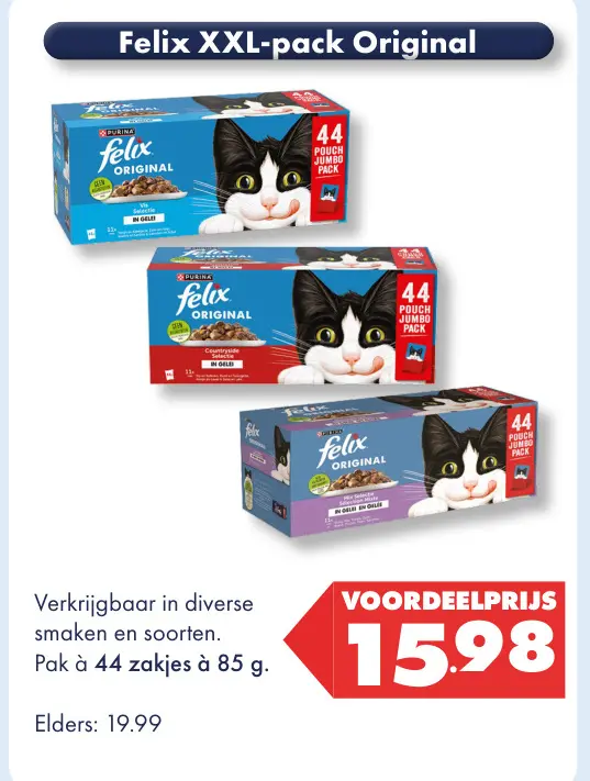 Aanbieding: Felix XXL-pack Original