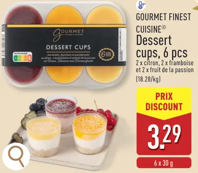 Offre: Dessert cups