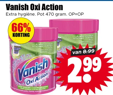 Aanbieding: Vanish Oxi Action