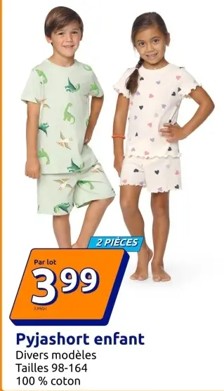 Offre: Pyjashort enfant