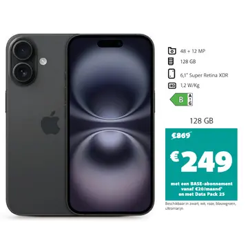 Aanbieding: Smartphone 128 GB