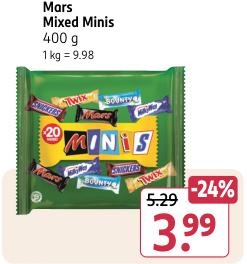 Aanbieding: Mars Mixed Minis