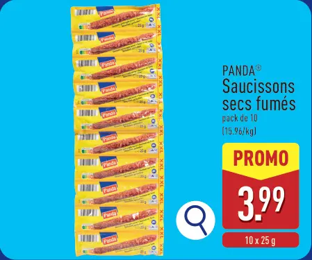 Offre: Saucissons secs fumés