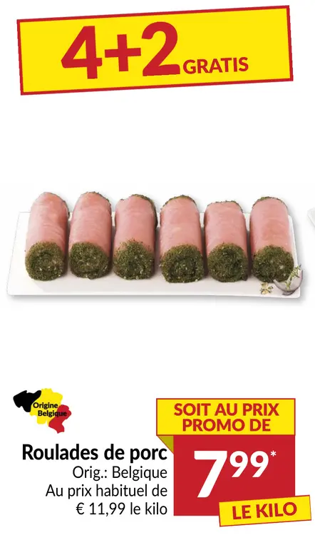 Offre: Roulades de porc