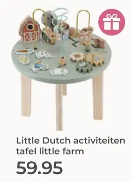 Aanbieding: activiteiten tafel little farm