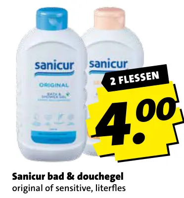 Aanbieding: Sanicur bad & douchegel