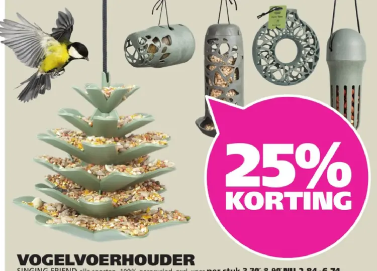 Aanbieding: Vogelvoerhouder