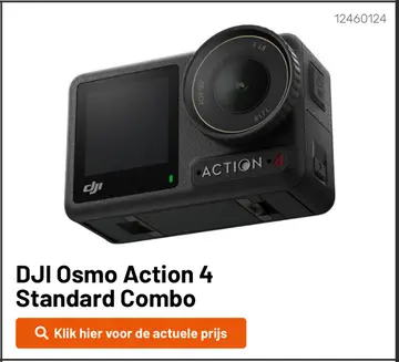 Aanbieding: DJI Osmo Action 4 Standard Combo