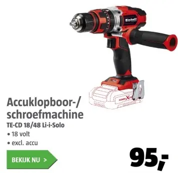 Aanbieding: Accuklopboor-/schroefmachine