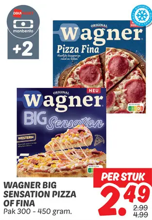 Aanbieding: Wagner Big Sensation Pizza Of Fina