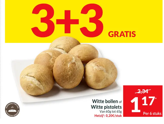 Promotie: Witte bollen of Witte pistolets
