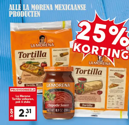 Aanbieding: Tortilla volkoren