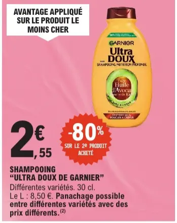 Promotie: Shampooing "ultra doux"