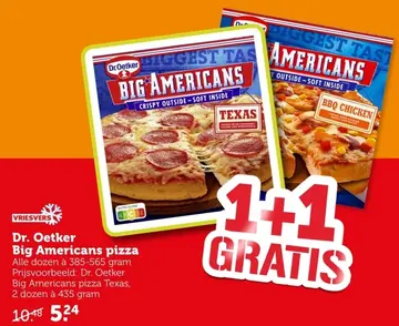 Aanbieding: Dr. Oetker Big Americans pizza