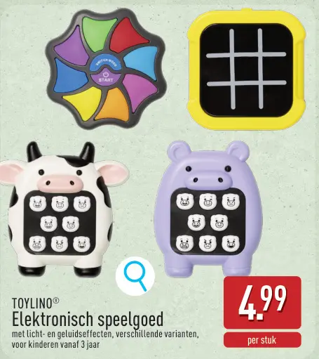 Promotie: Elektronisch speelgoed