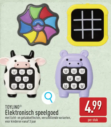 Promotie: Elektronisch speelgoed