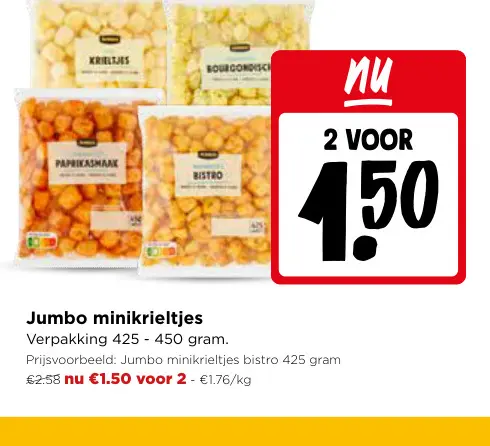 Promotie: Jumbo Minikrieltjes