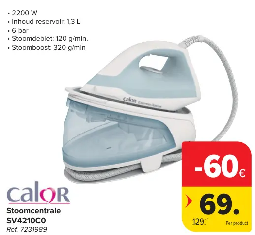 Promotie: Stoomcentrale SV4210CO