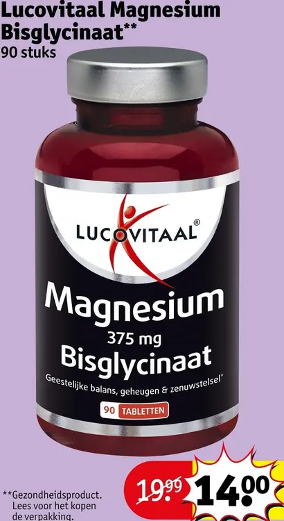 Aanbieding: Magnesium Bisglycinaat