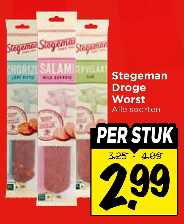 Aanbieding: Droge Worst
