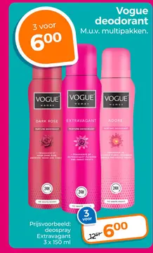 Aanbieding: Vogue deodorant