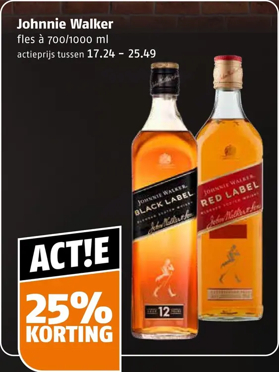 Aanbieding: Johnnie Walker