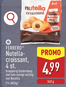 Promotie: Nutella-croissant