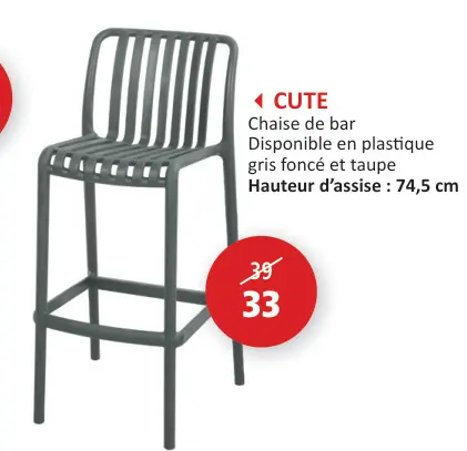 Offre: Chaise de bar