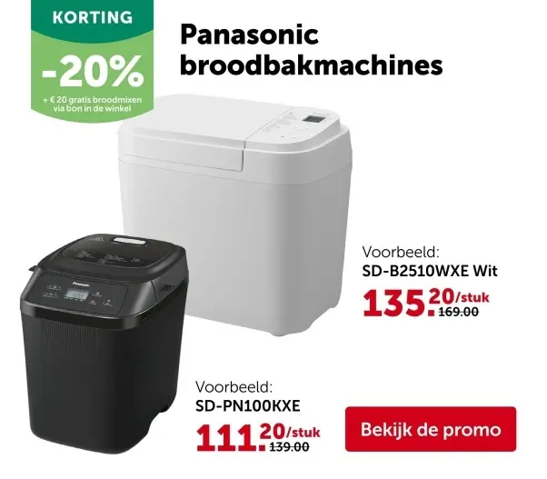 Aanbieding: Broodbakmachines