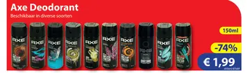 Aanbieding: Axe Deodorant
