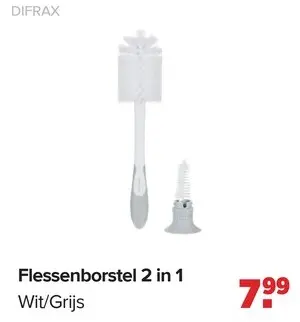 Promotie: Flessenborstel 2 in 1