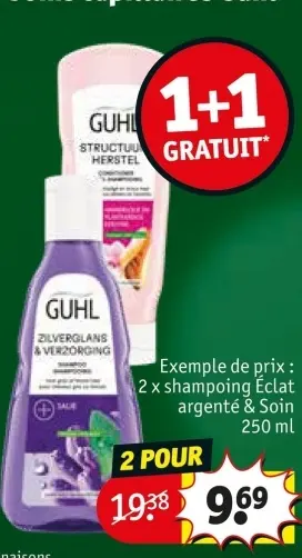 Offre: Shampoing Eclat argenté & Soin