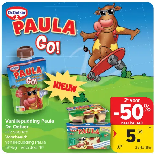 Promotie: Vanillepudding Paula