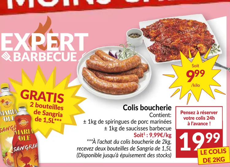Offre: Colis boucherie
