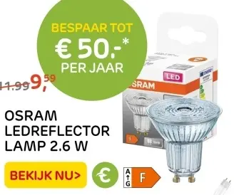 Aanbieding: OSRAM LEDREFLECTOR LAMP